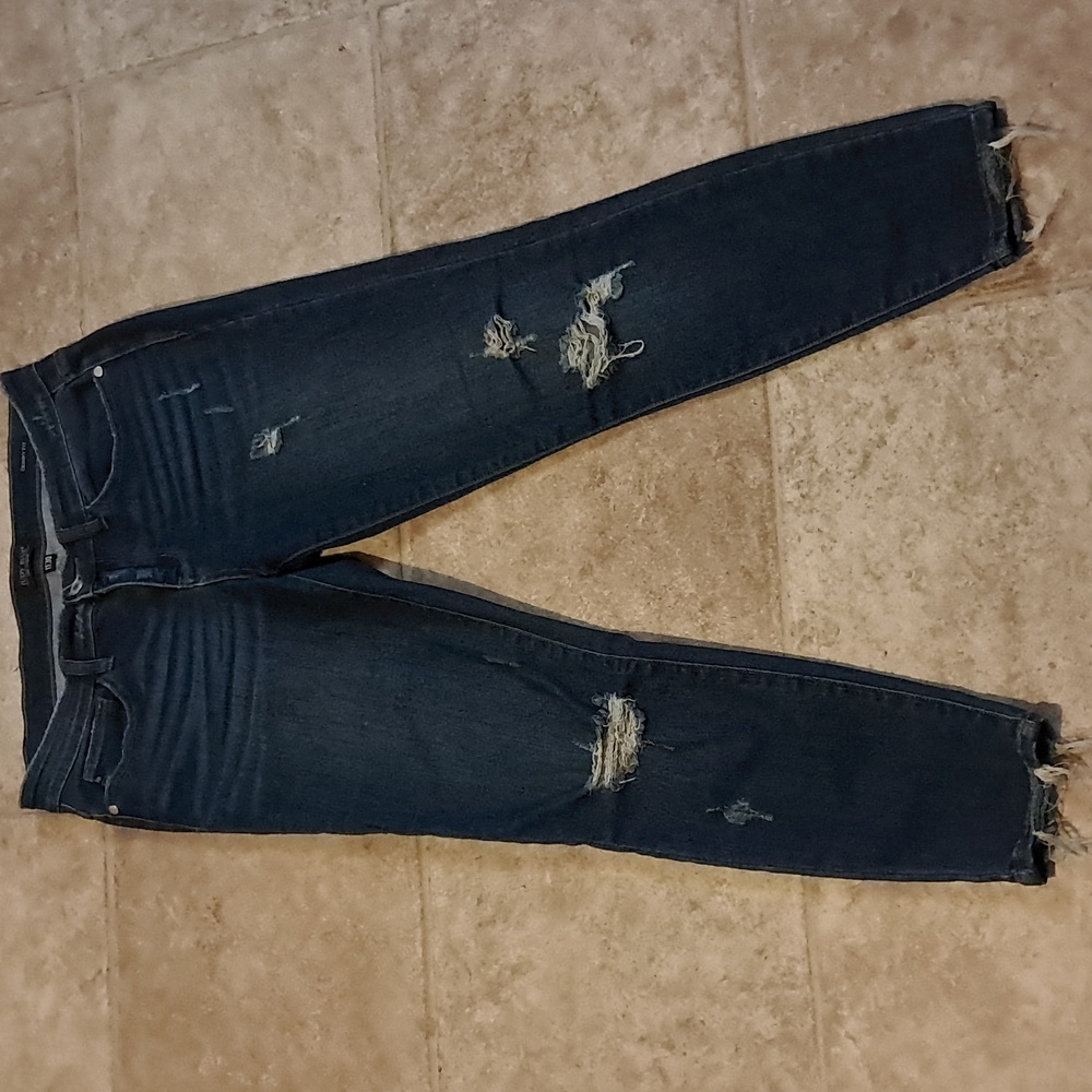 Judy Blue Women's Skinny Ankle Cropped Jeans  Blue Size 11/30
